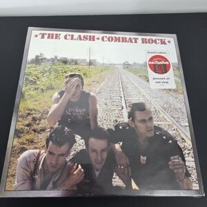The Clash Combat Rock Vinyl LP Target Exclusive Red Colored Limited Edition NEW